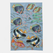 Tropisch viskoraalrif theedoek (Verticaal)