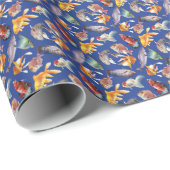 Tropisch vispatroon cadeaupapier (Rol Hoek)