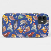 Tropisch vispatroon  Case-Mate iPhone case (Achterkant (horizontaal))