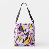 Tropisch visPatroon Kleurrijk Ocean Reef Crossbody Tas (Achterkant)