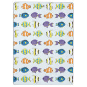 Tropisch vispatroonklembord klembord (Achterkant)