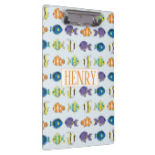 Tropisch vispatroonklembord klembord (Rechts)