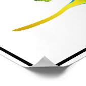 Tropisch visPoster Poster (Hoek)