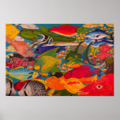 Tropisch visPoster Poster (Voorkant)