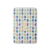 Tropisch vissenpatroon, aangepast klein wisformaat badmat (Voorkant Verticaal)