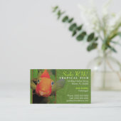 Tropisch visVisitekaartje Visitekaartje (Staand voorkant)