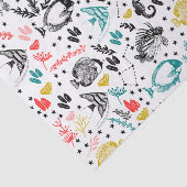 Tropisch visweefsel tissuepapier (Detail)