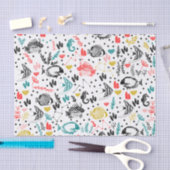 Tropisch visweefsel tissuepapier (Craft)