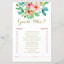 Tropisch vlamstrand vrijgezellenfeest flyer