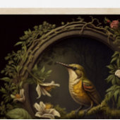 Tropisch Vogel en Bloemen Perfect Poster