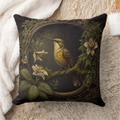 Tropisch Vogel- en Bloemkussen Kussen (Deken)