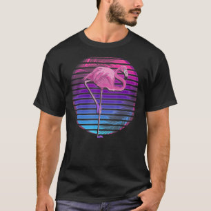 Tropisch vogelexotisch dierlijk retrospectief t-shirt