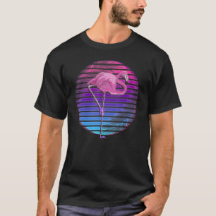Tropisch vogelexotisch dierlijk retrospectief t-shirt