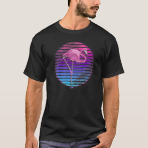 Tropisch vogelexotisch dierlijk retrospectief t-shirt