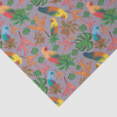 Tropisch vogellaboratorium tissuepapier (Detail)