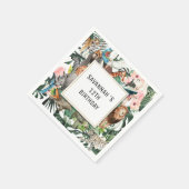 Tropisch | Vogelpartij in het wild Servet (Hoek)