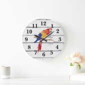 Tropisch vogelschilderend schip Roestend decor gro Grote Klok (Huis)