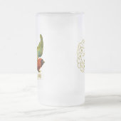 Tropisch vogelstempel  Cigar Brand Stamp Matglas Bierpul (Center)