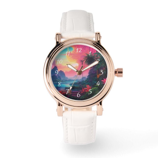Tropisch volgen horloge (Voorkant)