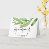 Tropisch voor mijn grootouders mijn trouwdag oma kaart (Gele Bloem)