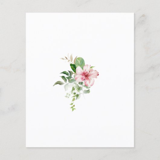 Tropisch vrijgezellenfeest bingo (Achterkant)