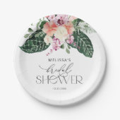 Tropisch Vrijgezellenfeest Bord (Voorkant)