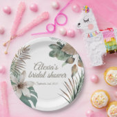 Tropisch Vrijgezellenfeest Bord | Oerwoud groen go (Feest)