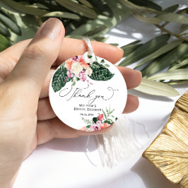 Tropisch Vrijgezellenfeest Dank u Bedankjes Labels