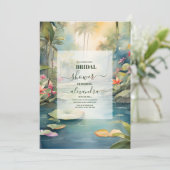 Tropisch Vrijgezellenfeest Kaart (Staand voorkant)