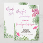 Tropisch Vrijgezellenfeest Kaart (Voorkant / Achterkant)