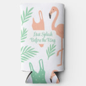 Tropisch vrijgezellenfeest Koeler | Flamingo (Voorkant)