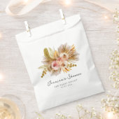 Tropisch Vrijgezellenfeest met bloemen Bedankzakje (Geknipt)