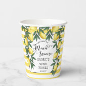 Tropisch Vrijgezellenfeest papier C Papieren Bekers (Achterkant)