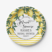 Tropisch Vrijgezellenfeest papier voor emons Papieren Bordje (Voorkant)