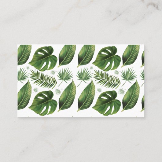 Tropisch Vrijgezellenfeest Raffle Ticket (Achterkant)