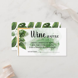 Tropisch Vrijgezellenfeest Raffle Ticket