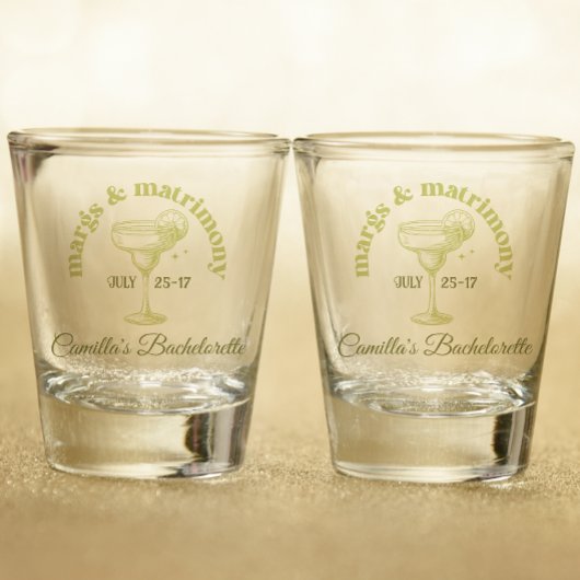 Tropisch vrijgezellenfeest  shot glas