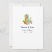 Tropisch Vrijgezellenfeest spellen Kaart (Achterkant)