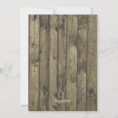 Tropisch VRIJGEZELLENFEEST Tiki Lichten Kaart (Achterkant)