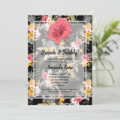 Tropisch Vrijgezellenfeest van ananas Kaart (Staand voorkant)