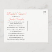 Tropisch Vrijgezellenfeest van Cute Pink Flamingo Uitnodiging Briefkaart (Achterkant)