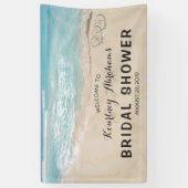 Tropisch  Vrijgezellenfeest van de Kieuwhartslag Spandoek (Verticaal)