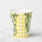 Tropisch Vrijgezellenfeest van de Lemons Main Sque Papieren Bekers (Rechts)