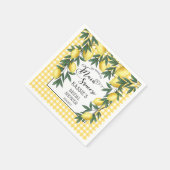 Tropisch Vrijgezellenfeest van de Lemons Main Sque Servet (Hoek)