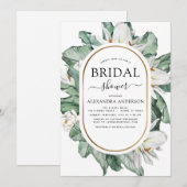 Tropisch Vrijgezellenfeest van Magnolia Floral Wat Kaart (Voorkant / Achterkant)