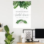 Tropisch Vrijgezellenfeest Welkom Poster (Thuiskantoor)