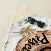 Tropisch vrijgezellenweekend strandhanddoek strandlaken (In situ)