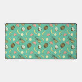 Tropisch vruchtendatroon bureaumat (Voorkant)