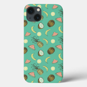Tropisch vruchtendatroon Case-Mate iPhone case