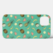 Tropisch vruchtendatroon Case-Mate iPhone case (Achterkant (horizontaal))